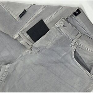 Hudson Blake Jeans Distressed Light Gray Slim Straight Men's Size 38x35 Stretch
